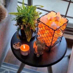 Himalayan Salt Basket Lamps
